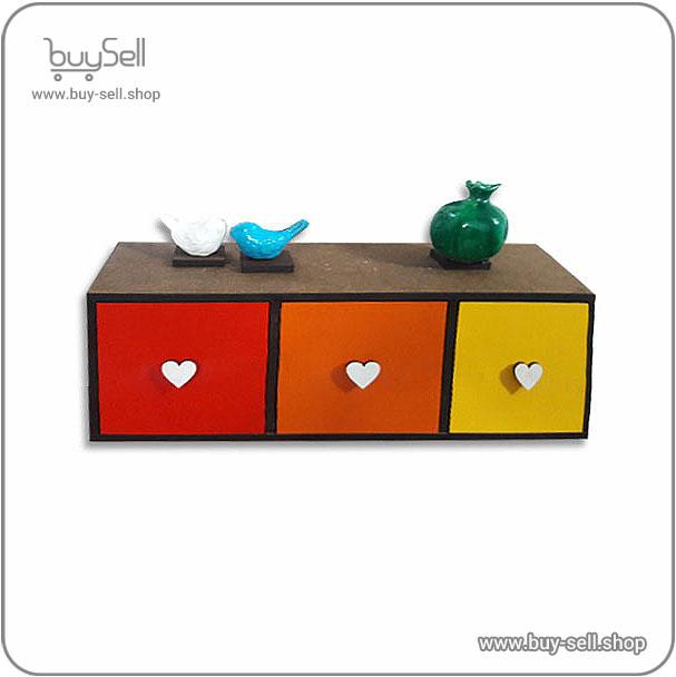 الگوی برش لیزری جعبه سه کشو