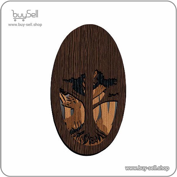 Vector and laser cut template for a 3D inlaid tree design