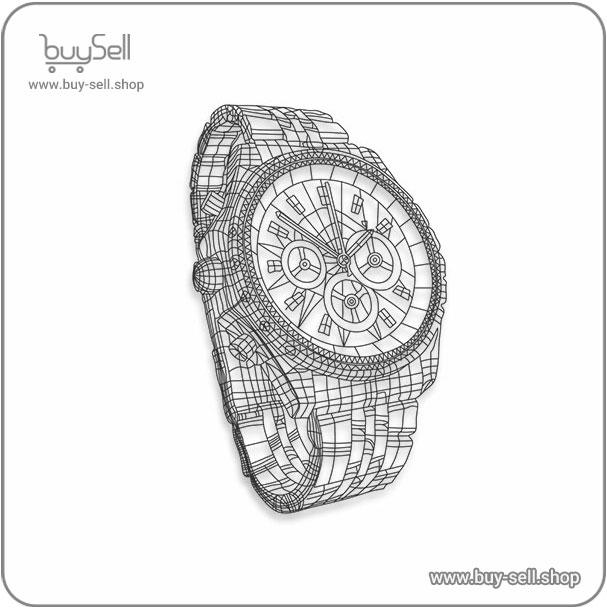 3D watch vector template