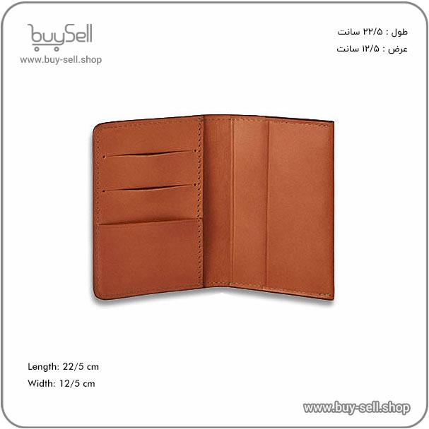 Laser cutting pattern for Abaga model leather wallet and cardholder