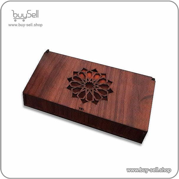 Laser cutting pattern for a wallet box