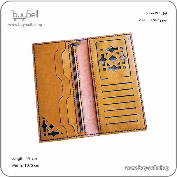 الگوی کیف پول چرم زنانه مدل بهدخت (corel+pdf)