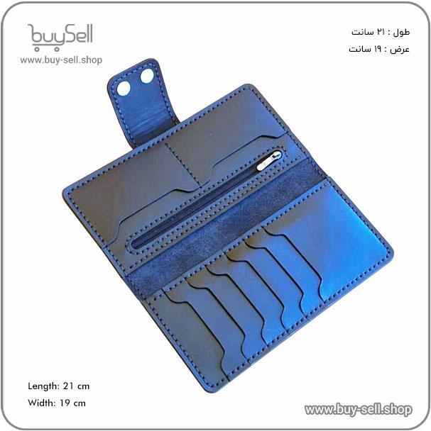 الگوی کیف پول چرم مدل برنا (corel+pdf)