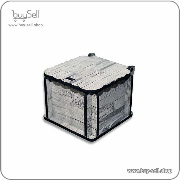 Laser cut template for a ring box Heart-shaped lid style