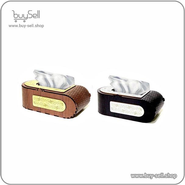 Half-round tissue box laser cut design