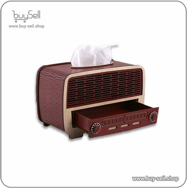 Radio Tehran style tissue box laser cut template