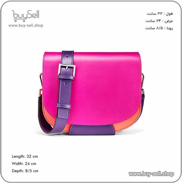 laser cutting pattern for womens leather shoulder bag elay model
