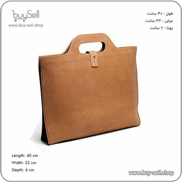 Laser cutting pattern for leather bag Farnam model