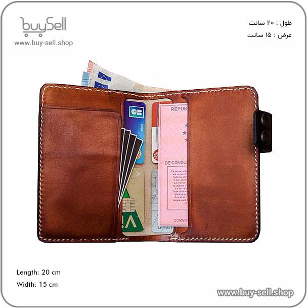 الگوی کیف پول چرم مدل فاتح (corel+pdf)