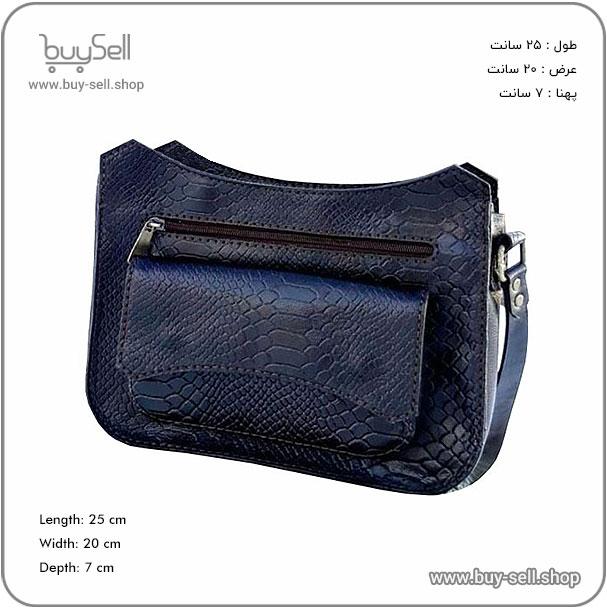 Laser cutting pattern for women's leather shoulder bag Angel model