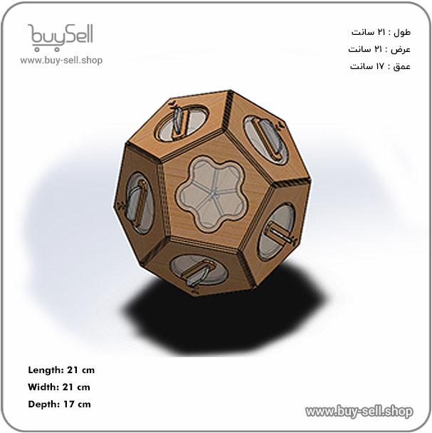Laser cutting pattern for a rotating nut box