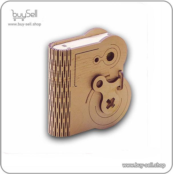 Laser cut design for a wooden gift box Safe style
