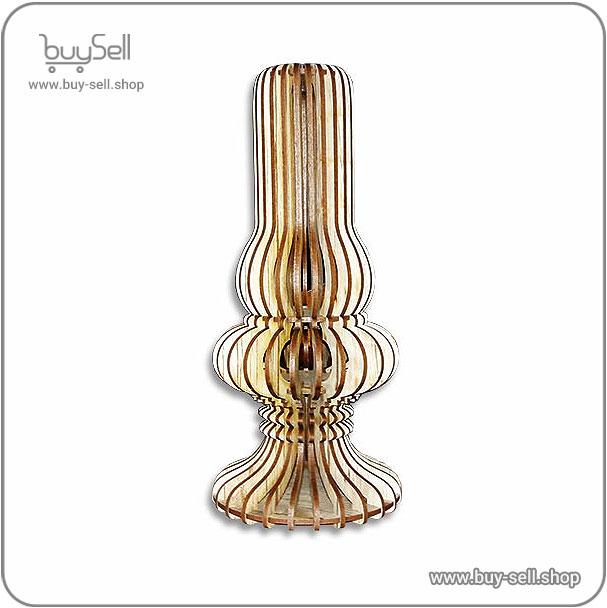 Laser cut template for a candle holder Round style