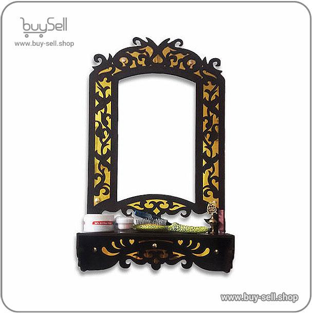 Laser cut template for a console mirror Sultan style