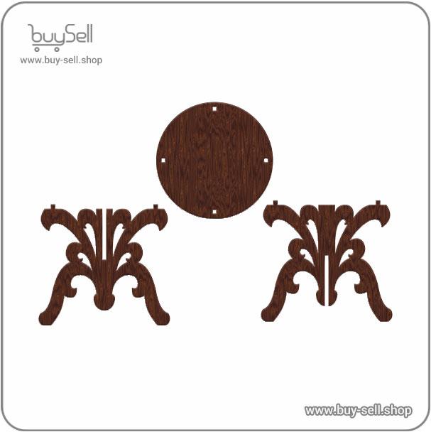 Laser cut template for Haft-Seen stand Flowerpot style