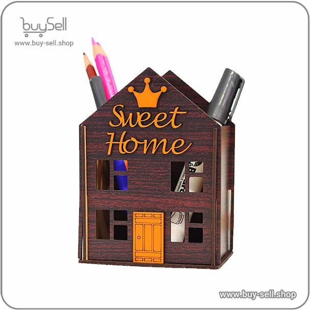 Laser cut design Cottage-style Pen Holder