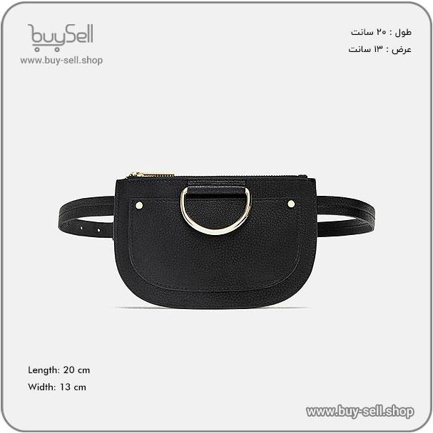 laser cutting pattern for leather waist bag zhaleh model