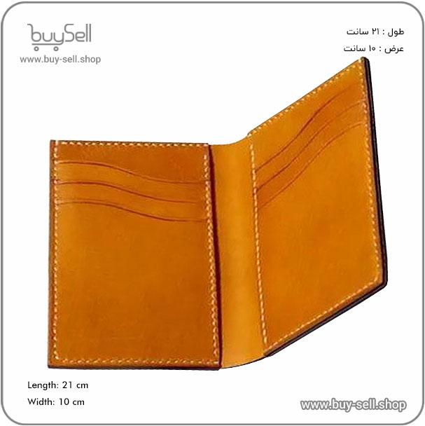 الگوی کیف پول مردانه تاشو مدل کامیار (corel+pdf)