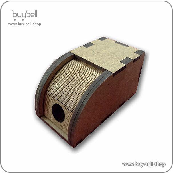 Laser cut design for a ring box Roll-top lid style