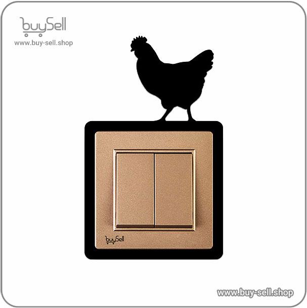 Laser Cut Light Switch Sticker Design – Code 007