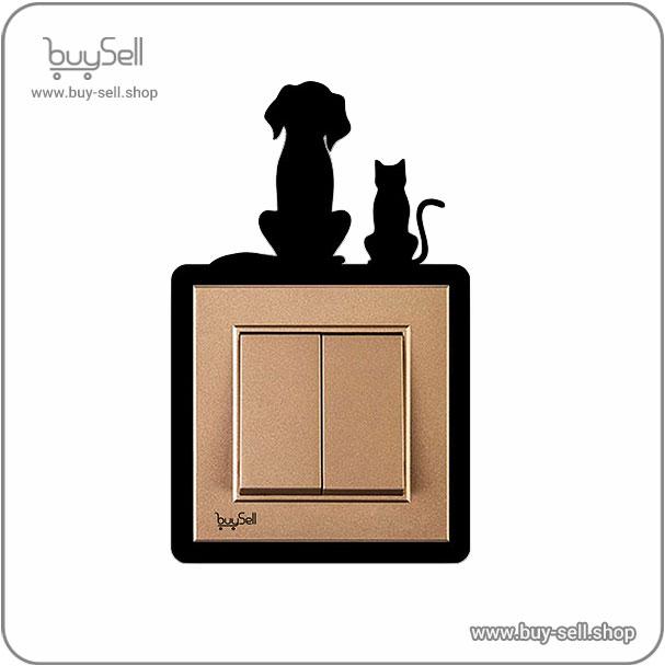 Laser Cut Light Switch Sticker Design – Code 008