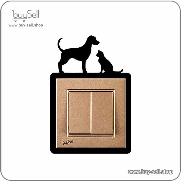 Laser Cut Light Switch Sticker Design – Code 009