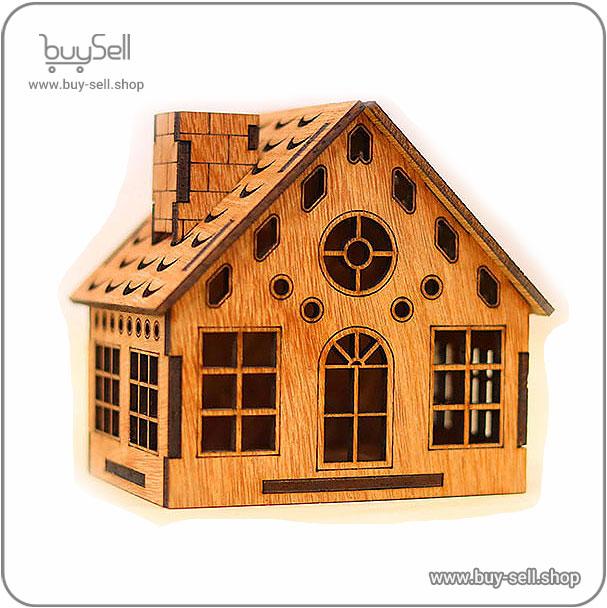 Laser cutting template for a 10 cm cabin model