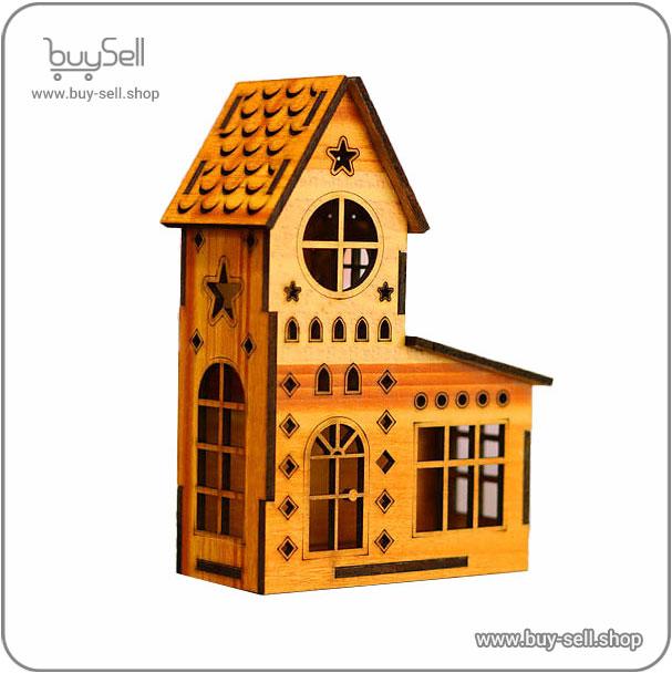 Laser Cut Design for a 15 cm Cabin Model