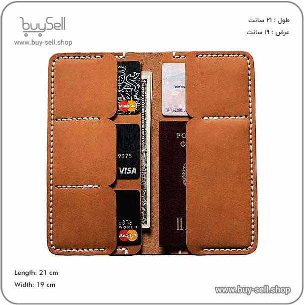 The leather wallet pattern model Kourosh (cdr+pdf)