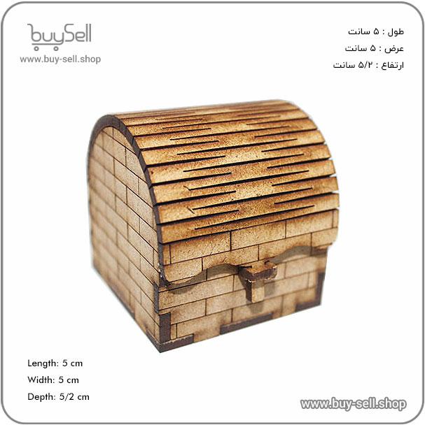 Laser cut design for a jewelry box Pegged lid with brick-style body