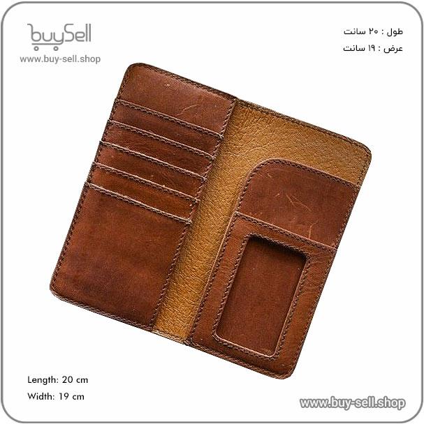 الگوی کیف پول چرم مردانه مدل میلان