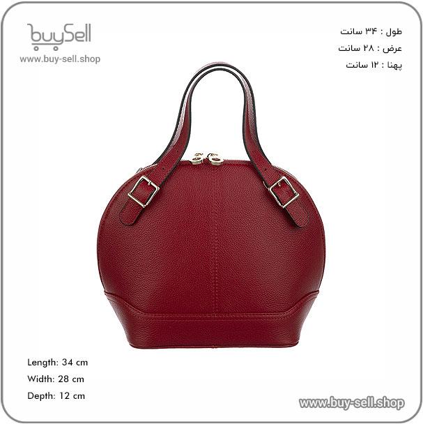 Laser cutting pattern for women's leather shoulder bag Nastaran model