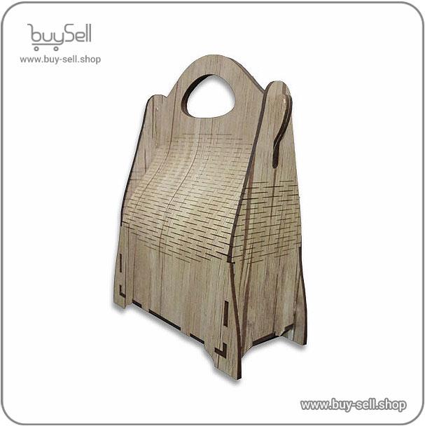Laser cut template for a gift box Perfume style