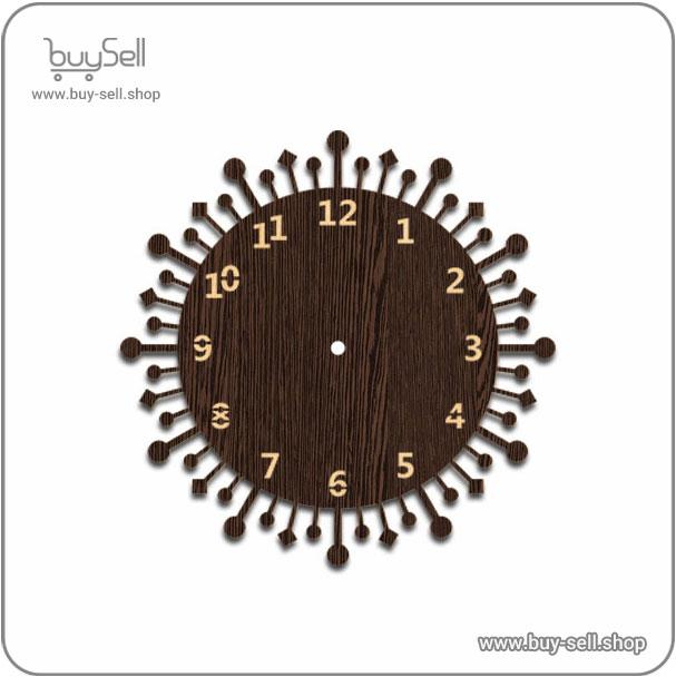Fantasy wall clock laser cut template Spectrum model