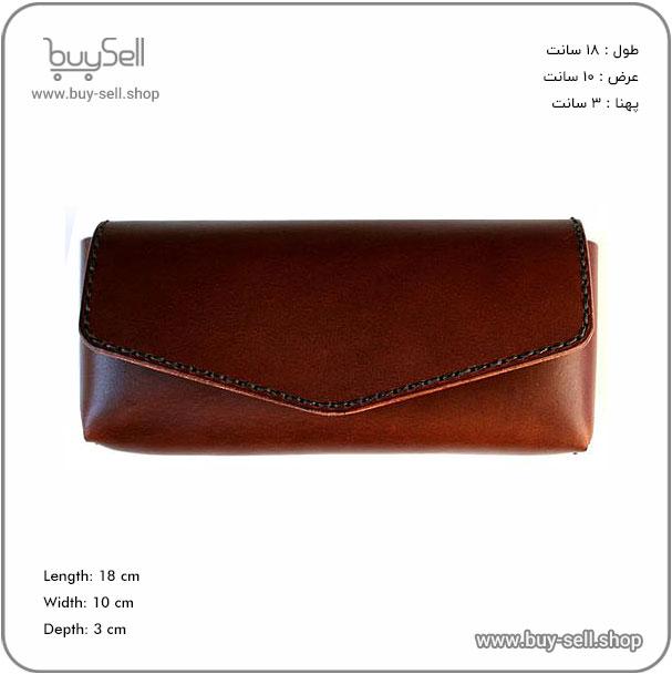 Laser cutting pattern for leather glasses case Santa model (Corel+PDF)