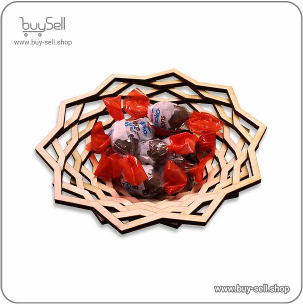 Laser Cut Wooden Candy Bowl Design Shiraz Style