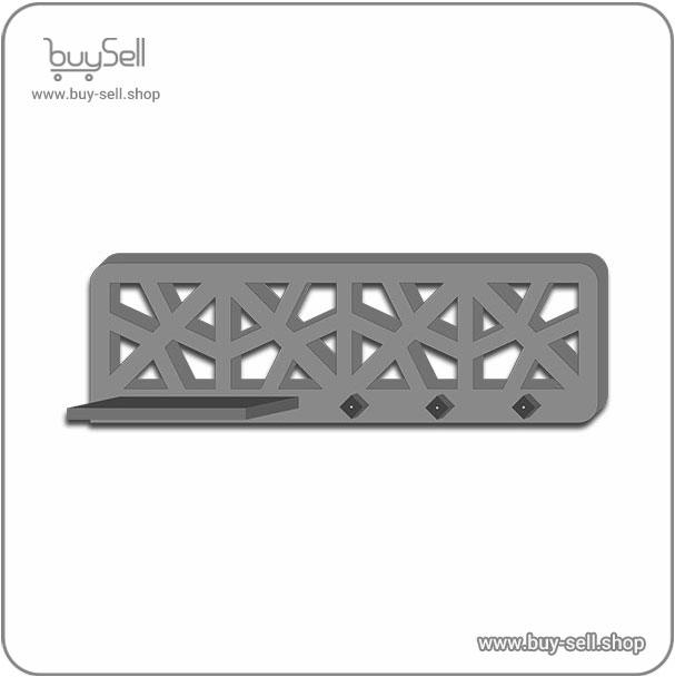 Laser cut template for a wall-mounted candle holder Sultan style