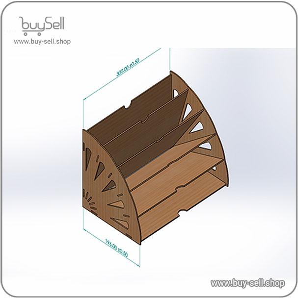 Laser cutting ready file for folder holder