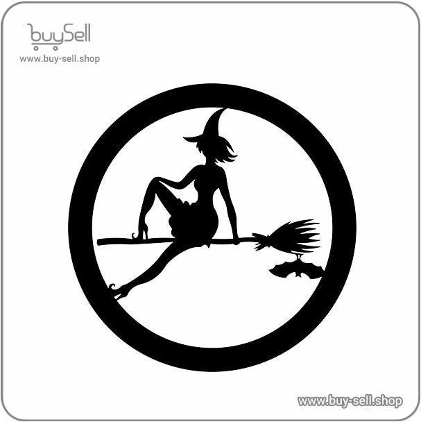 Laser Cut Wooden Wall Sticker Design – Fantasy Style, Code 4
