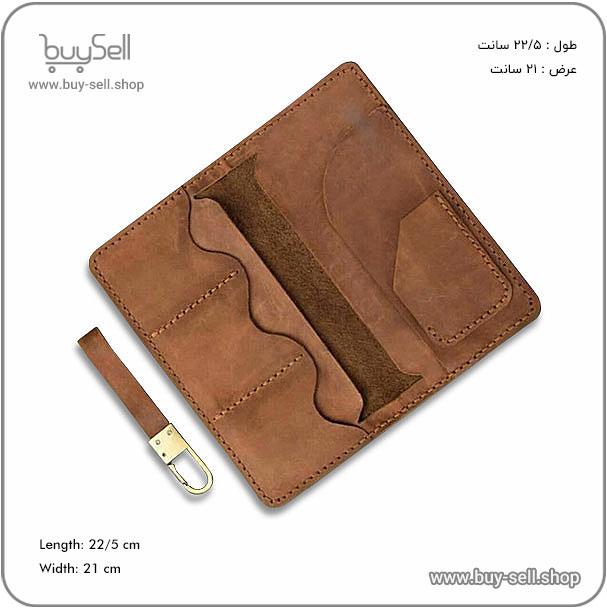 الگوی کیف پول چرم مدل تالش (corel+pdf)