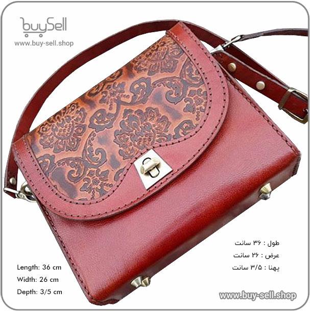 Leather shoulder bag pattern for women, Tania model (Corel + PDF)