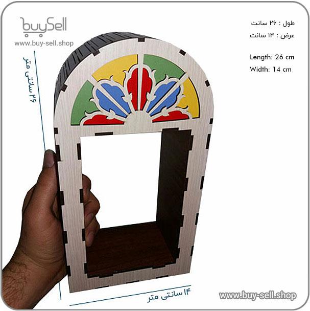 الگوی برش لیزری باکس دیوارکوب مدل تذهیب 25 سانتی متری