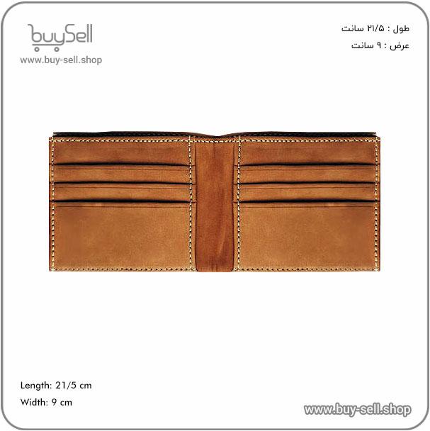 The men's folding leather wallet pattern model Teras (cdr+pdf)