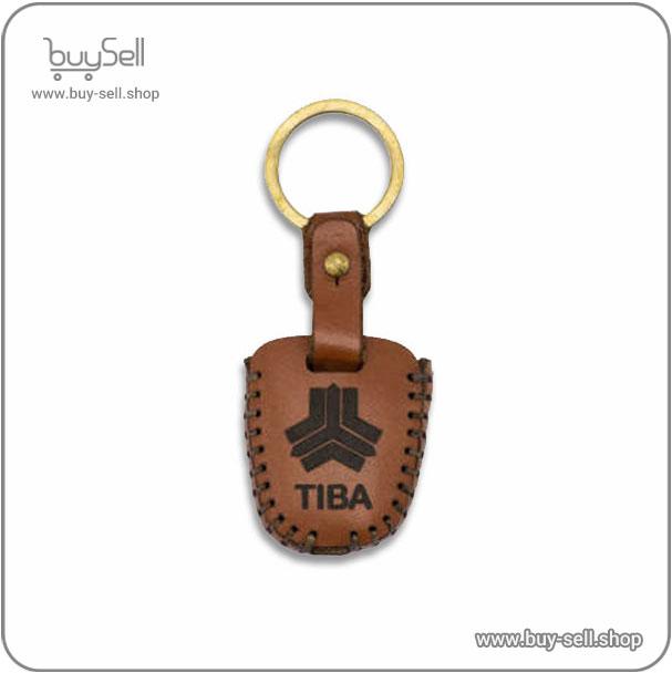 Laser cutting pattern for 2-button Tiba car key leather cover