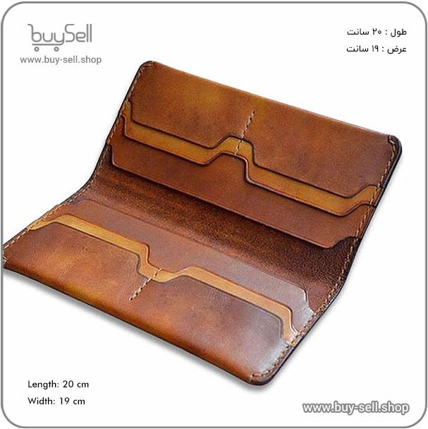 الگوی کیف پول چرم مردانه مدل تحفه (corel+pdf)
