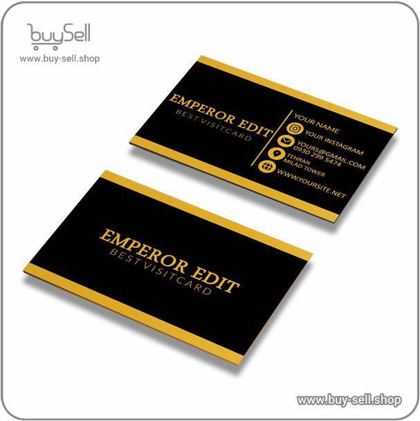 psd luxury gold business card