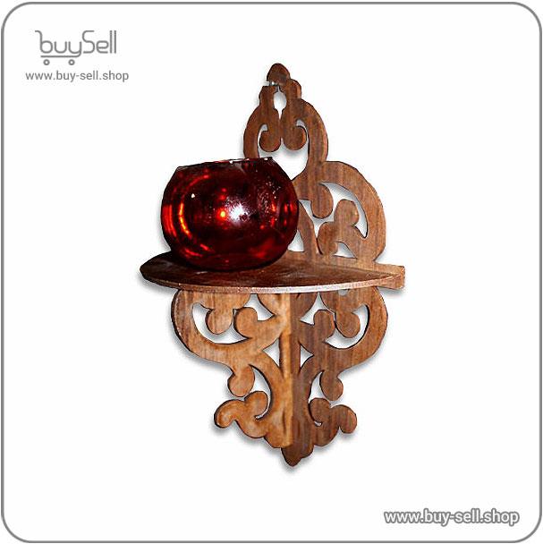 Laser cut template for a shelf candle holder Greek style