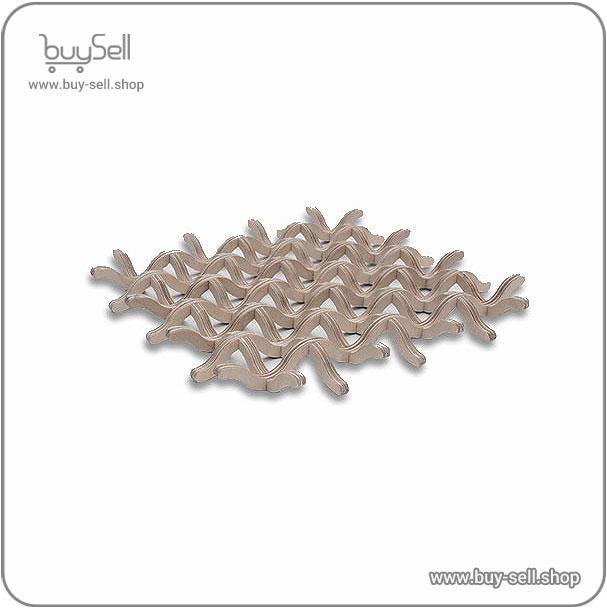 Laser cut template for a pot holder Wavy style