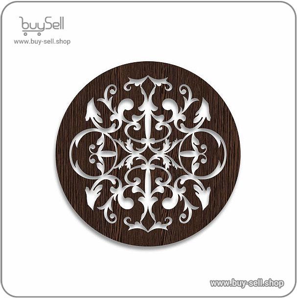 Laser cut template for a coaster Code 014