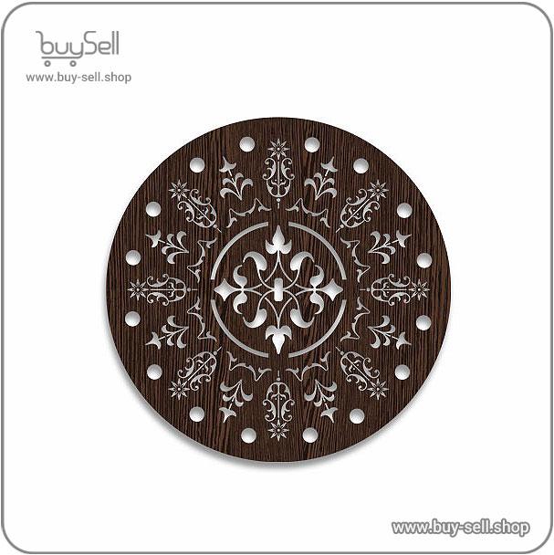 Laser cut template for a coaster Code 015